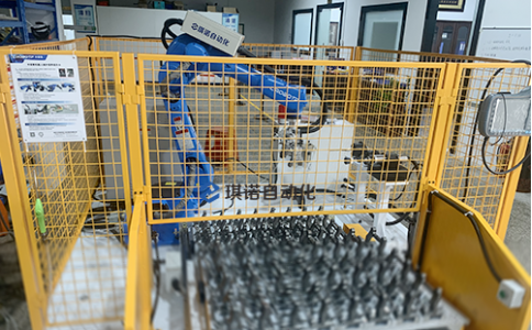 比亞迪制動器支架打磨工作站(1)